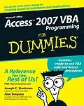E-Book (pdf) Access 2007 VBA Programming For Dummies, von Joseph C. Stockman, Alan Simpson