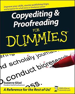 E-Book (pdf) Copyediting and Proofreading For Dummies von Suzanne Gilad
