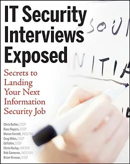 E-Book (pdf) IT Security Interviews Exposed von Chris Butler, Russ Rogers, Mason Ferratt