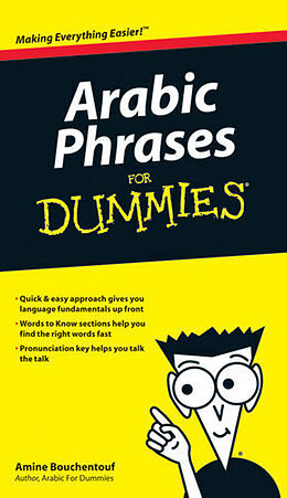 Couverture cartonnée Arabic Phrases for Dummies de Amine Bouchentouf