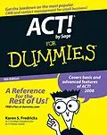 E-Book (pdf) ACT! by Sage For Dummies von Karen S. Fredricks