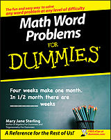E-Book (pdf) Math Word Problems For Dummies von Mary Jane Sterling