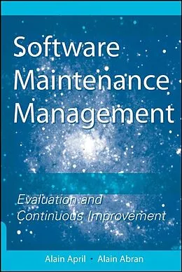 E-Book (pdf) Software Maintenance Management, von Alain April, Alain Abran