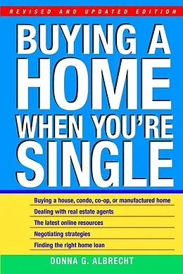 E-Book (epub) Buying a Home When You're Single von Donna G. Albrecht