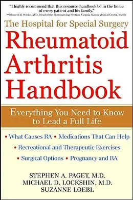 ePUB The Hospital for Special Surgery Rheumatoid Arthritis Handbook von Stephen A. Paget, Michael D. Lockshin, Suzanne Loebl
