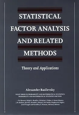 E-Book (pdf) Statistical Factor Analysis and Related Methods von Alexander T. Basilevsky