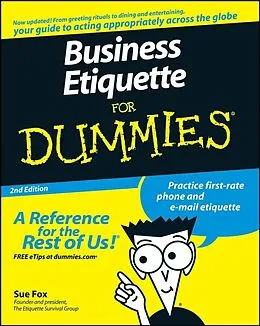 E-Book (pdf) Business Etiquette For Dummies von Sue Fox