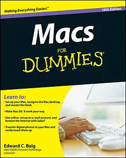E-Book (pdf) Macs For Dummies von Edward C. Baig