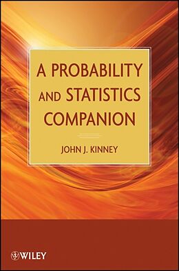Kartonierter Einband A Probability and Statistics Companion von John J. Kinney