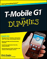 eBook (epub) T-Mobile G1 For Dummies de Chris Ziegler