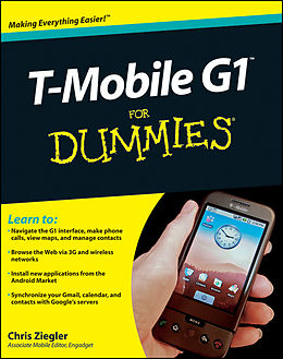 eBook (epub) T-Mobile G1 For Dummies de Chris Ziegler