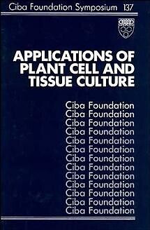 E-Book (pdf) Applications of Plant Cell and Tissue Culture von 