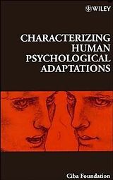 eBook (pdf) Characterizing Human Psychological Adaptations de 