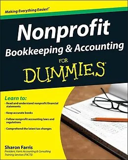 E-Book (epub) Nonprofit Bookkeeping and Accounting For Dummies von Sharon Farris