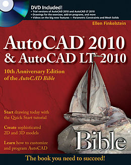 eBook (pdf) AutoCAD 2010 and AutoCAD LT 2010 Bible, de Ellen Finkelstein
