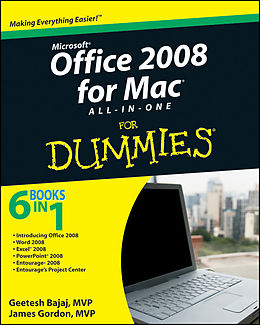 E-Book (pdf) Office 2008 for Mac All-in-One For Dummies von Geetesh Bajaj, Jim Gordon