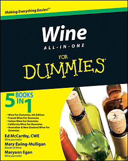 eBook (epub) Wine All-in-One For Dummies de Ed McCarthy, Mary Ewing-Mulligan, Maryann Egan