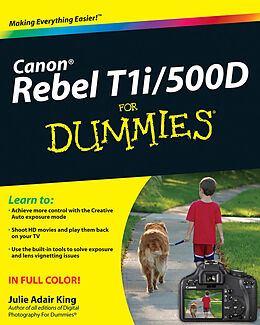 eBook (pdf) Canon EOS Rebel T1i / 500D For Dummies de Julie Adair King