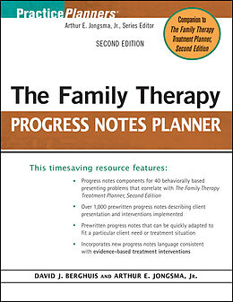 E-Book (pdf) The Family Therapy Progress Notes Planner von Arthur E. Jongsma, David J. Berghuis