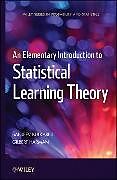 Fester Einband An Elementary Introduction to Statistical Learning Theory von Sanjeev Kulkarni, Gilbert Harman