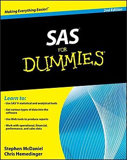 E-Book (epub) SAS For Dummies von Stephen McDaniel, Chris Hemedinger