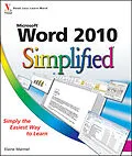 E-Book (pdf) Word 2010 Simplified, von Elaine Marmel