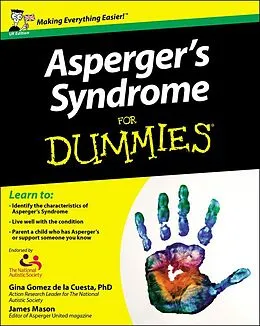E-Book (pdf) Asperger's Syndrome For Dummies von Georgina Gomez de la Cuesta, James Mason