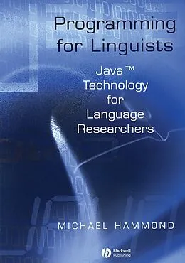 E-Book (pdf) Programming for Linguists von Michael Hammond