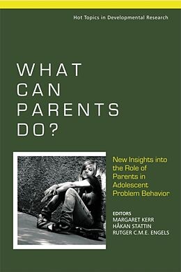 Fester Einband What Can Parents Do? von Margaret (Orebro University, Sweden) Stattin Kerr