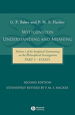 E-Book (pdf) Wittgenstein: Understanding and Meaning von Gordon P. Baker, P. M. S. Hacker