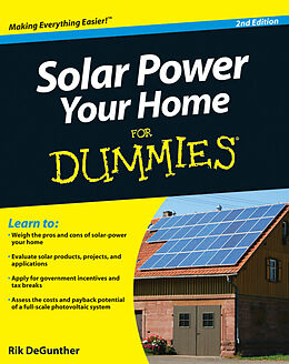 eBook (epub) Solar Power Your Home For Dummies de Rik DeGunther