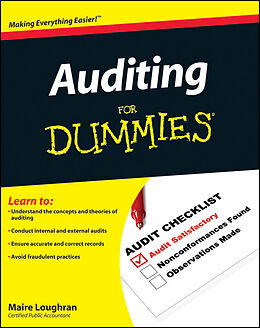 eBook (epub) Auditing For Dummies de Maire Loughran