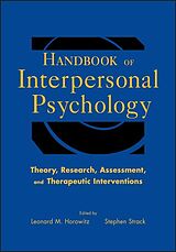 eBook (epub) Handbook of Interpersonal Psychology de 