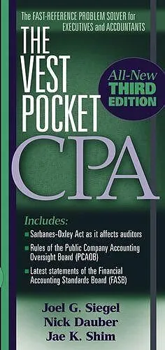 E-Book (epub) Vest Pocket CPA von Joel G. Siegel, Nick A. Dauber, Jae K. Shim
