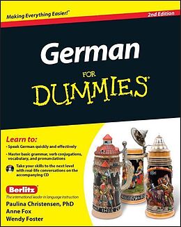 Couverture cartonnée German For Dummies de Paulina Christensen, Anne Fox, Wendy Foster