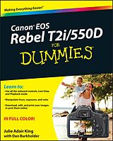 eBook (epub) Canon EOS Rebel T2i / 550D For Dummies de Julie Adair King, Dan Burkholder