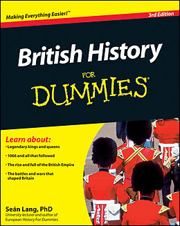 eBook (epub) British History For Dummies de Seán Lang