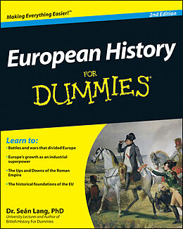 eBook (epub) European History For Dummies de Seán Lang
