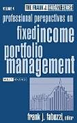 Livre Relié Professional Perspectives on Fixed Income Portfolio Management de Frank J. Fabozzi, Fabozzi