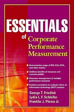 E-Book (pdf) Essentials of Corporate Performance Measurement von George T. Friedlob, Lydia L. F. Schleifer, Franklin J. Plewa