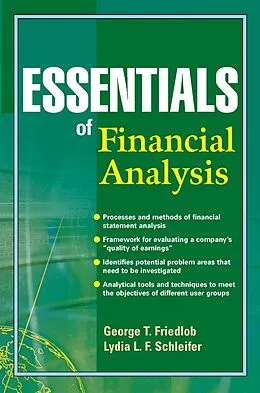 E-Book (pdf) Essentials of Financial Analysis von George T. Friedlob, Lydia L. F. Schleifer
