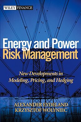 eBook (pdf) Energy and Power Risk Management de Alexander Eydeland, Krzysztof Wolyniec