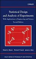 E-Book (pdf) Statistical Design and Analysis of Experiments von Robert L. Mason, Richard F. Gunst, James L. Hess