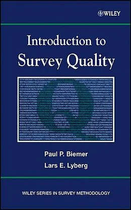 E-Book (pdf) Introduction to Survey Quality von Paul P. Biemer, Lars E. Lyberg