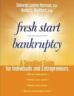 E-Book (pdf) Fresh Start Bankruptcy von Deborah Levine Herman, Robin L. Bodiford