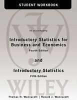 Couverture cartonnée Student Workbook to accompany Introductory Statistics for Business and Economics 4e and Introductory Statistics 5e de Thomas H. (University of Western Ontario, Canada) Wonnacott, Ronald J. (University of Western Ontario, Canada) Wonnacott