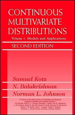 E-Book (pdf) Continuous Multivariate Distributions, Volume 1 von Samuel Kotz, Narayanaswamy Balakrishnan, Norman L. Johnson