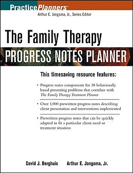 E-Book (pdf) The Family Therapy Progress Notes Planner von David J. Berghuis, Arthur E. Jongsma