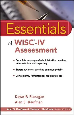 E-Book (pdf) Essentials of WISC-IV Assessment von Dawn P. Flanagan, Alan S. Kaufman