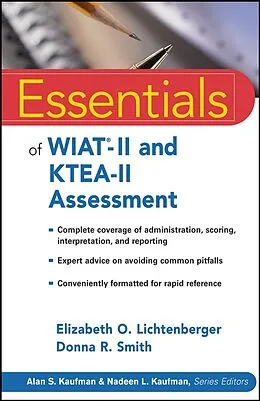 E-Book (pdf) Essentials of WIAT-II and KTEA-II Assessment von Elizabeth O. Lichtenberger, Donna R. Smith